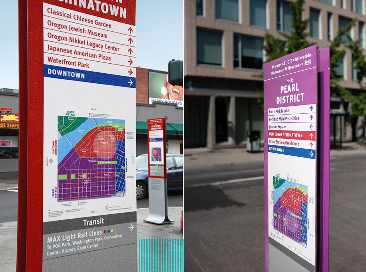 Wayfinding signs