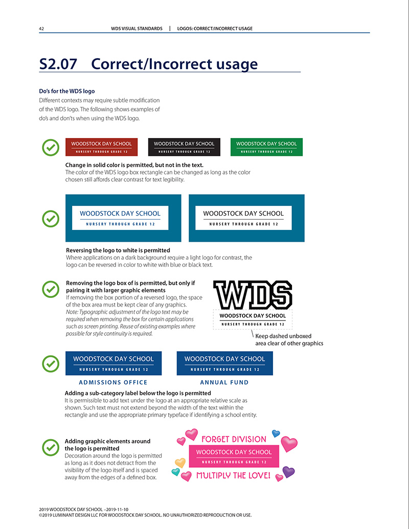 Identity manual page